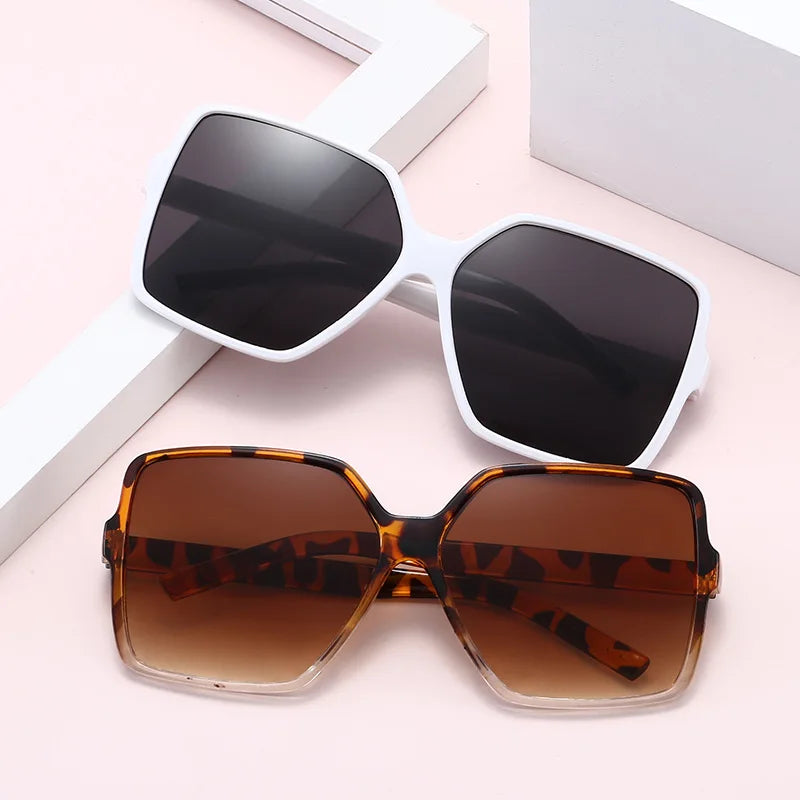 Square Big Frame Retro Shades