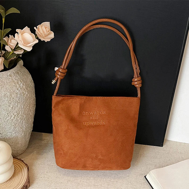Retro Bucket Shoulder Bag