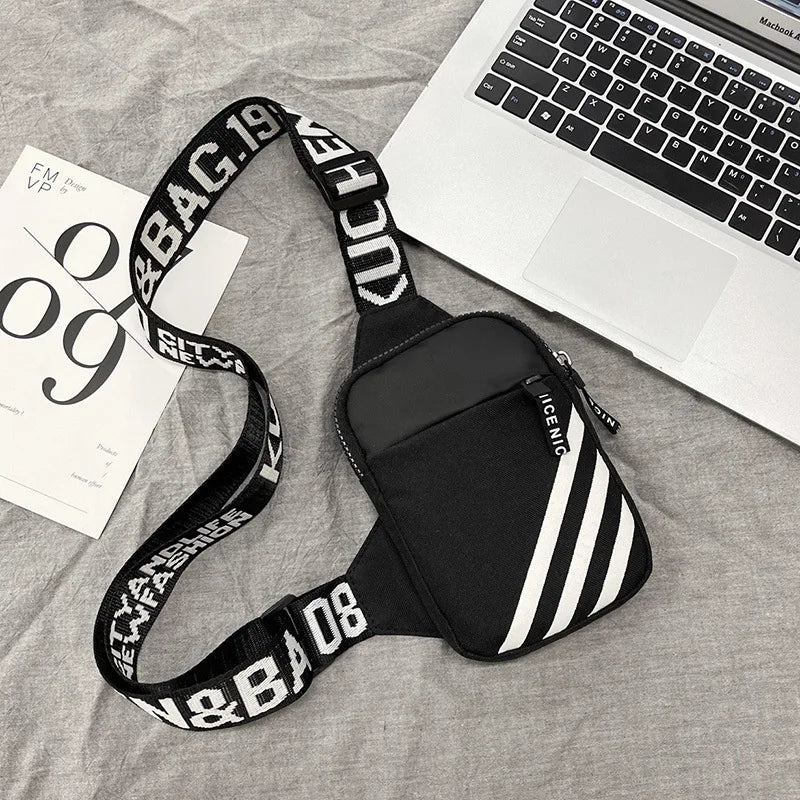 Graffiti Print Hip Hop Chest Bag