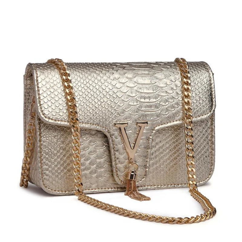 Luxury V Chain Shoulder Bag