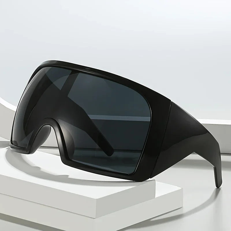 Shield Wrap Sunglasses – Futuristic UV400 Shades