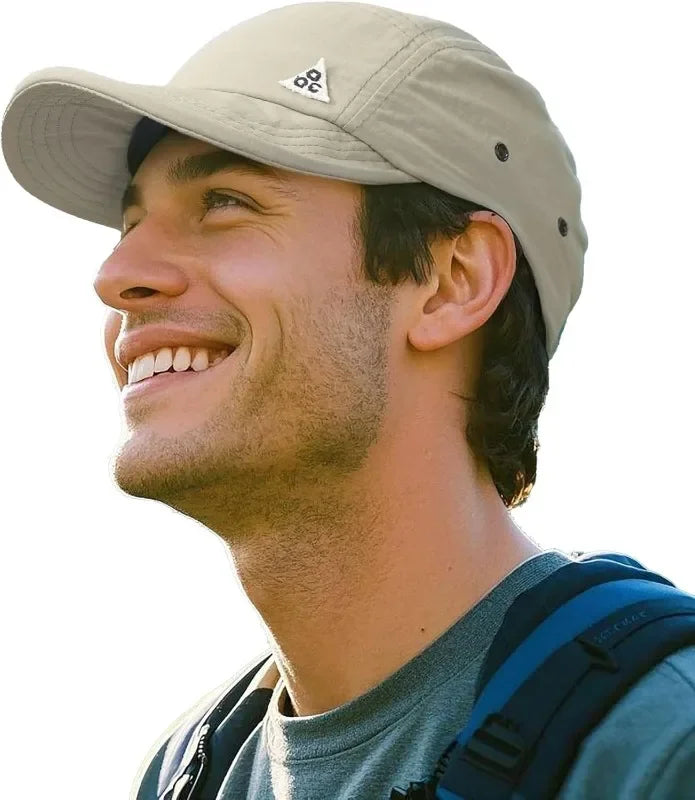 Trucker Baseball Cap with Flat Bill — Unisex Sun Hat