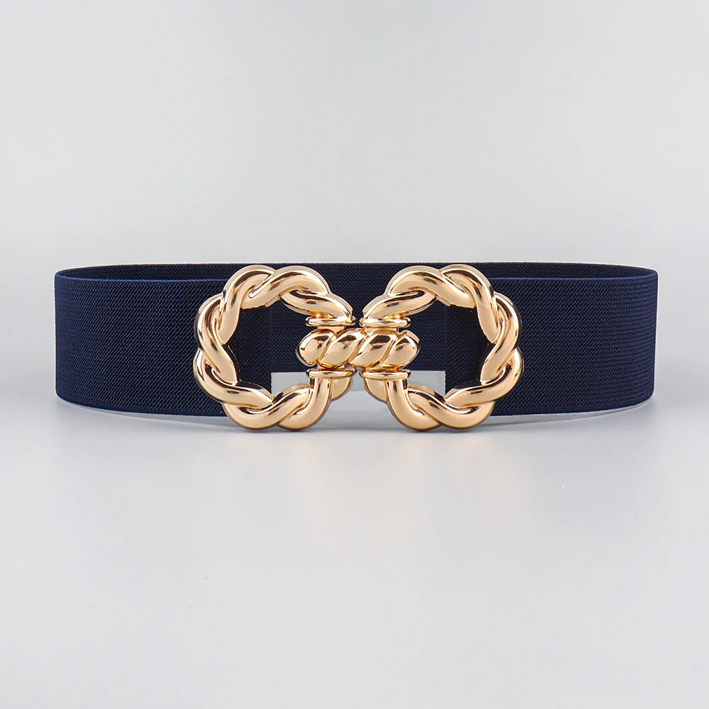 Luxury Corset Waist Belt — Metal Buckle