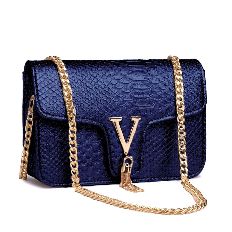 Luxury V Chain Shoulder Bag