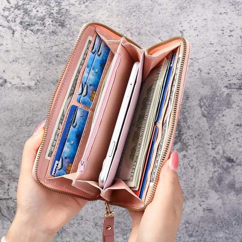 Long Zipper Wallet for Women
