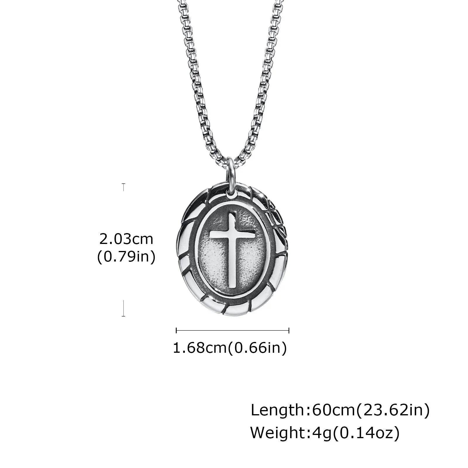 Minimalist Stainless Steel Cross Necklace