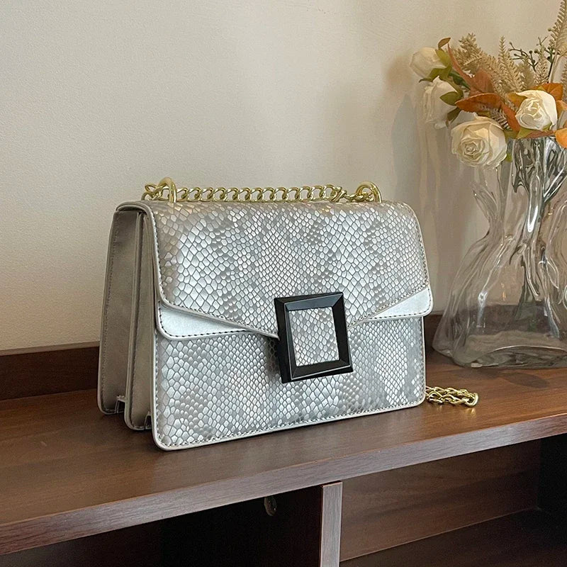 Luxury Plaid Crossbody Bag