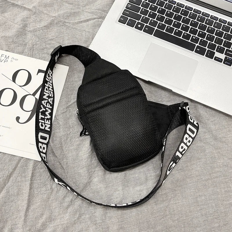 Graffiti Print Hip Hop Chest Bag