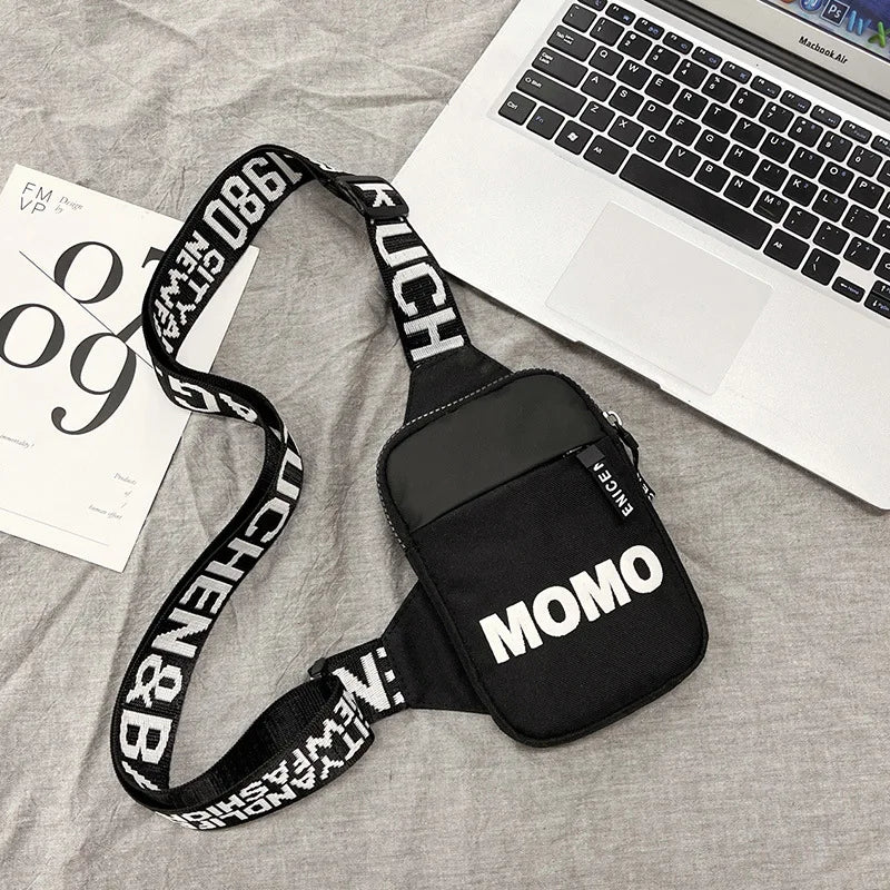 Graffiti Print Hip Hop Chest Bag