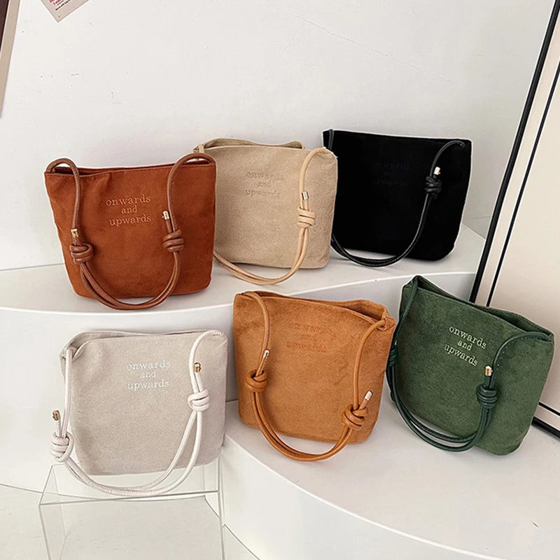 Retro Bucket Shoulder Bag