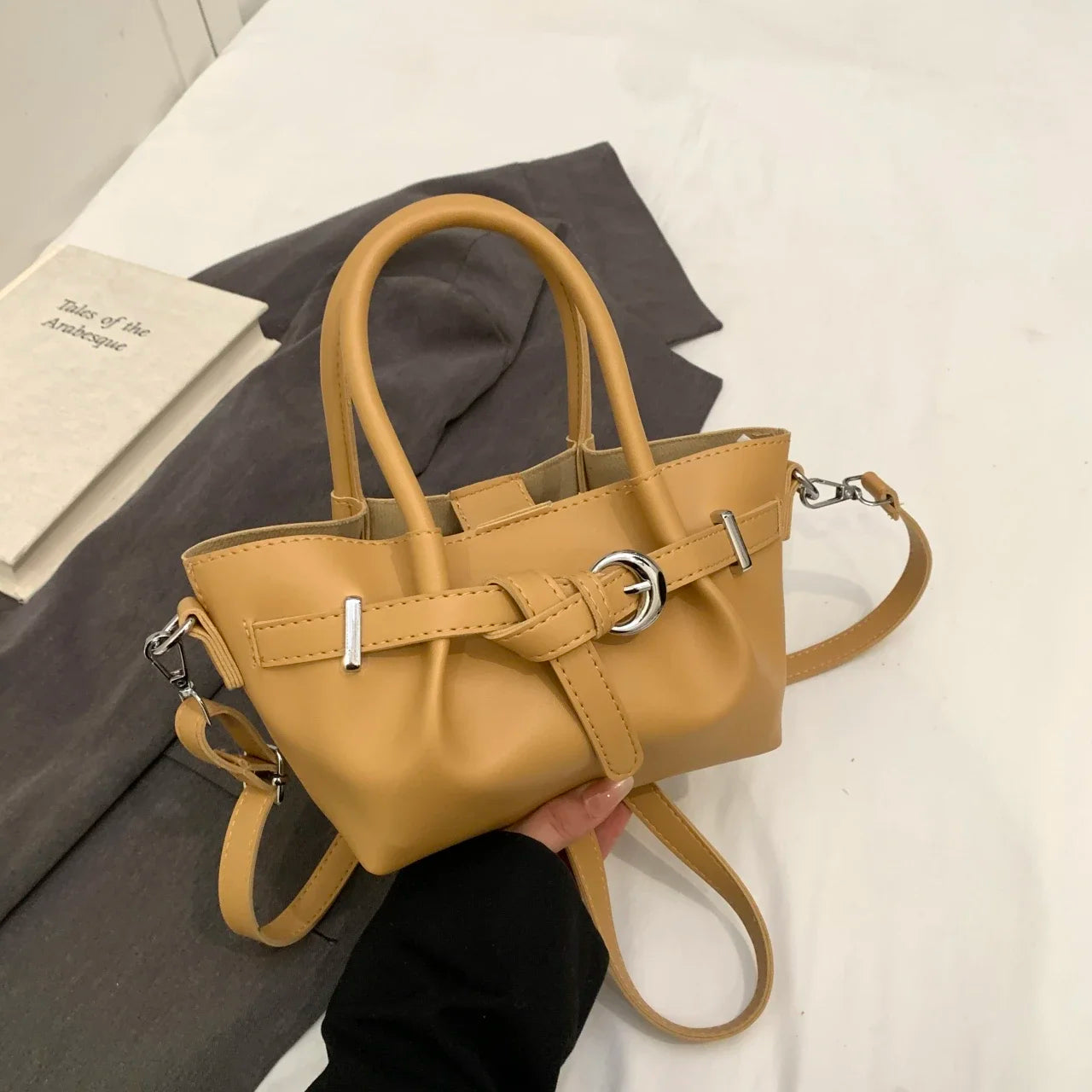 Designer Leather Shoulder Bag