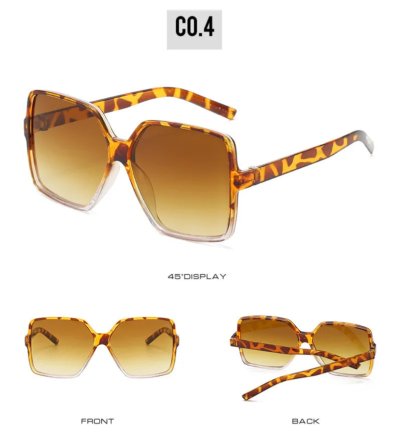 Square Big Frame Retro Shades
