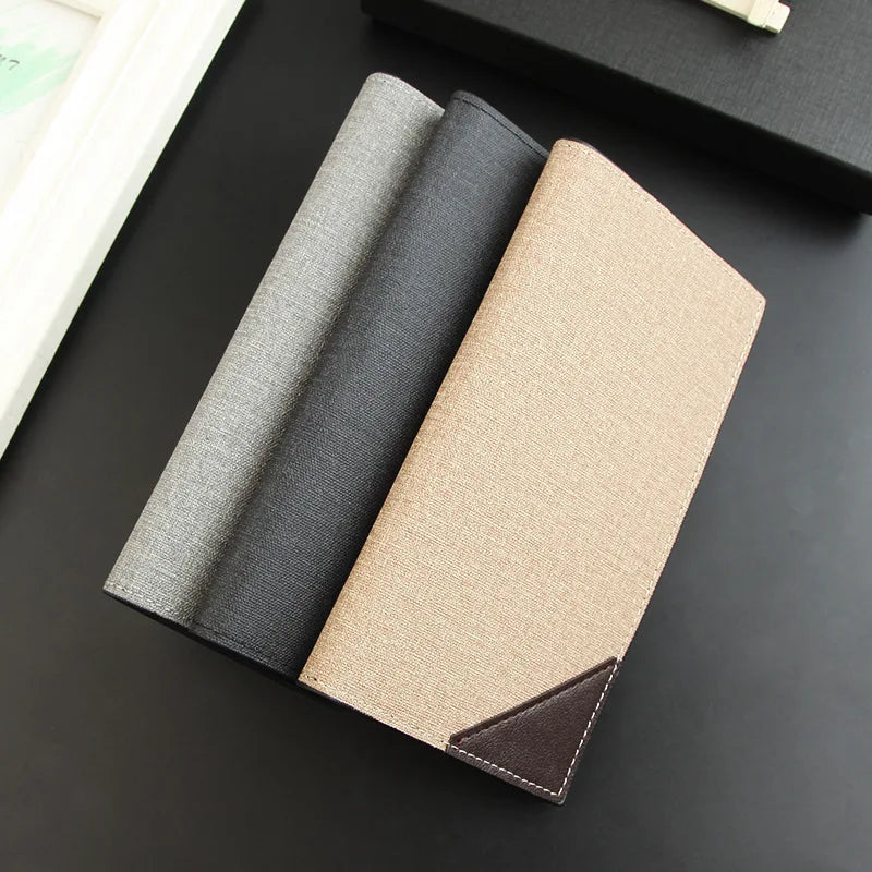 Men's Luxury Slim Leather Bifold Wallet