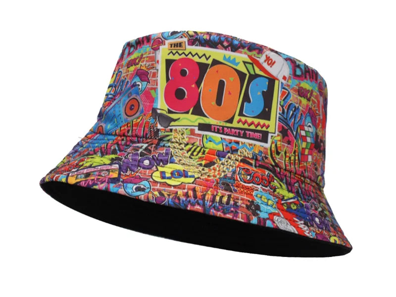 Reversible Letter Hip Hop Panama Hat