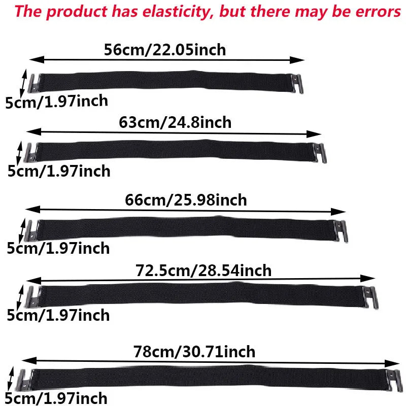 Elastic Wide Waist Belt — Women's Buckle Strap