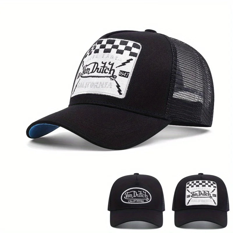 Men's Mesh Trucker Baseball Cap — Breathable Sun Hat