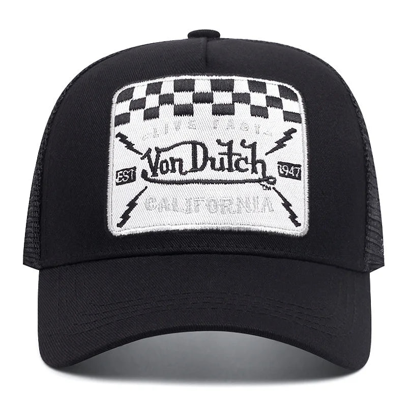 Men's Mesh Trucker Baseball Cap — Breathable Sun Hat