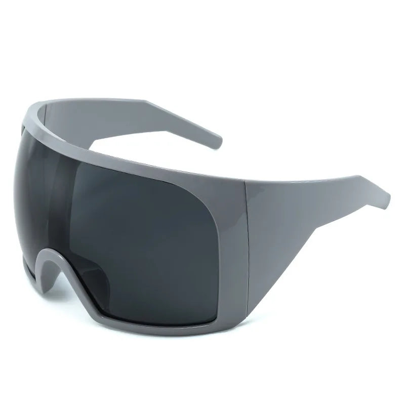 Shield Wrap Sunglasses – Futuristic UV400 Shades