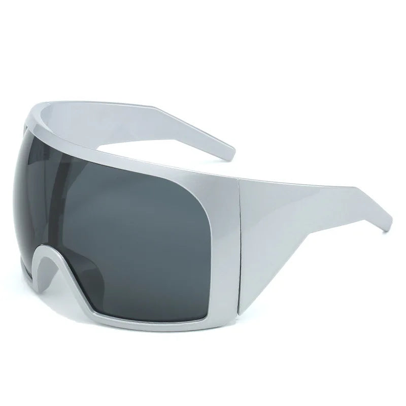 Shield Wrap Sunglasses – Futuristic UV400 Shades