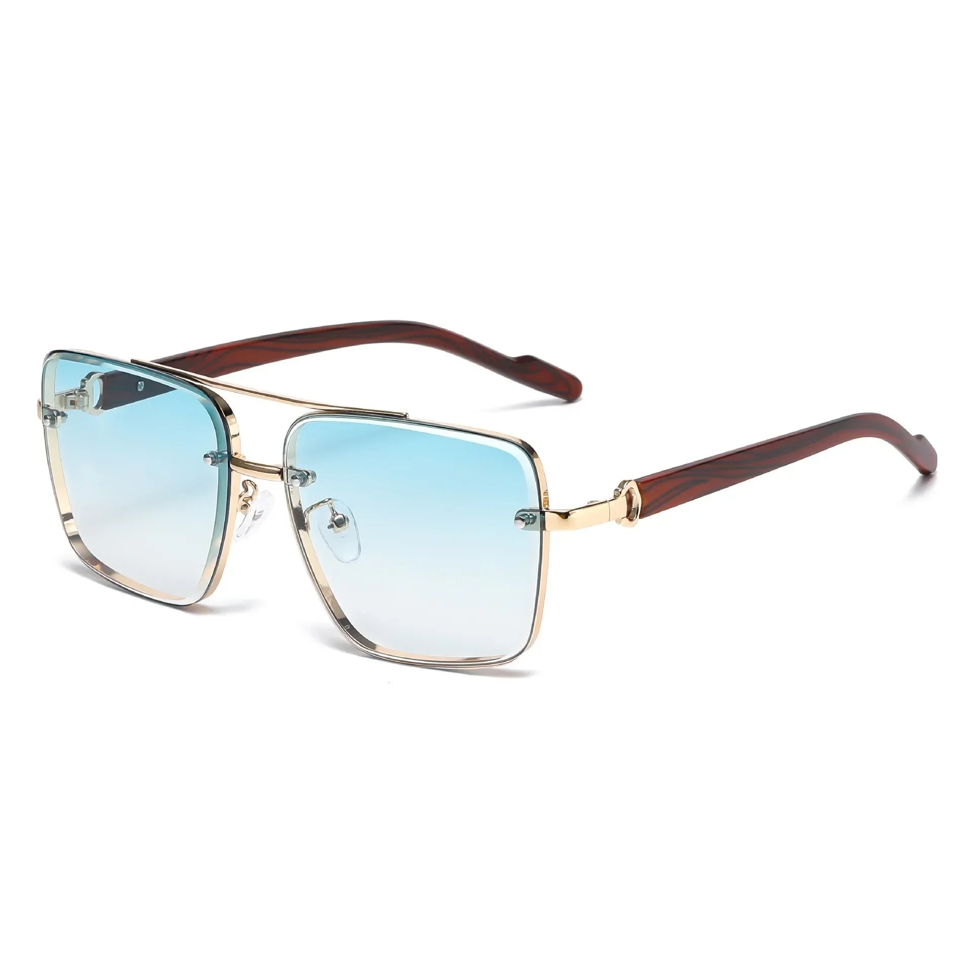 Square Wooden Sunglasses