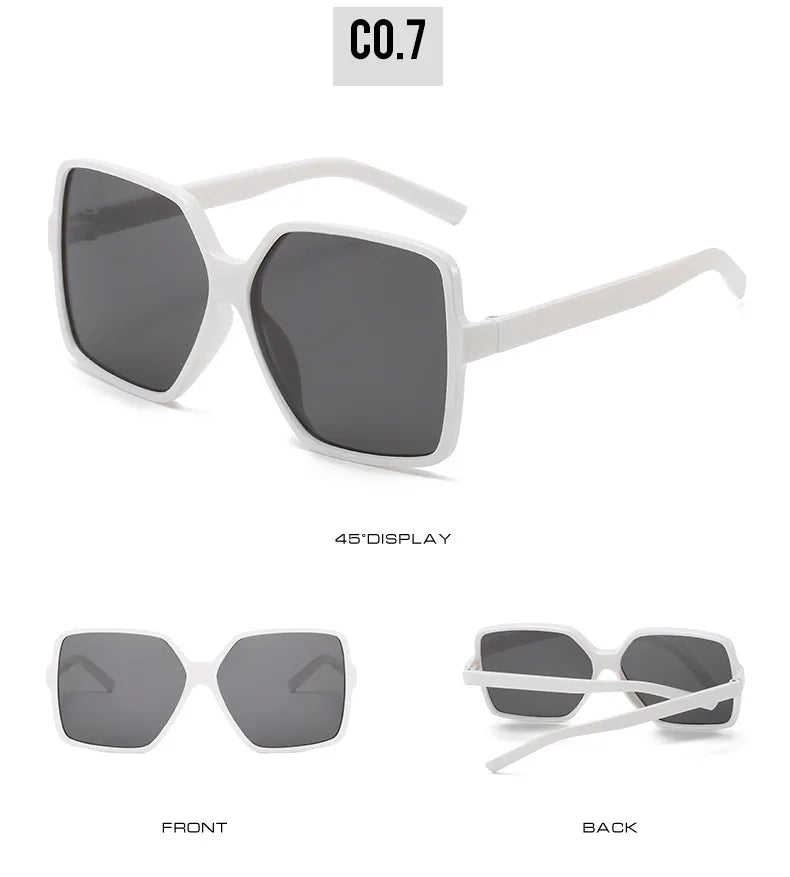 Square Big Frame Retro Shades