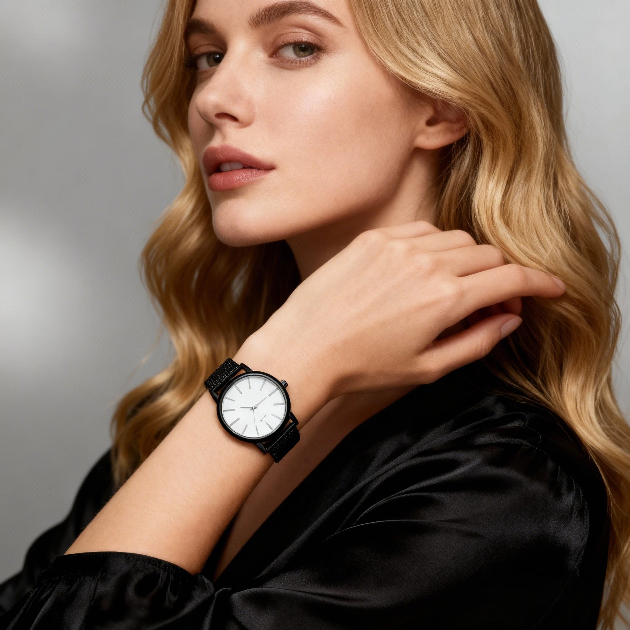 Silver Minimalist Women's Watch