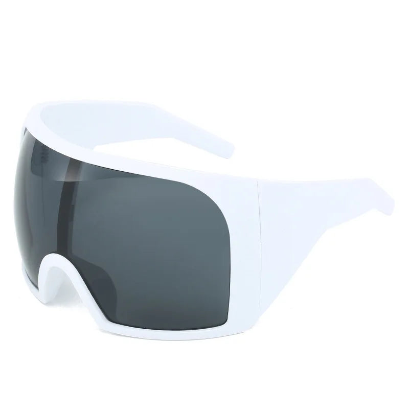 Shield Wrap Sunglasses – Futuristic UV400 Shades