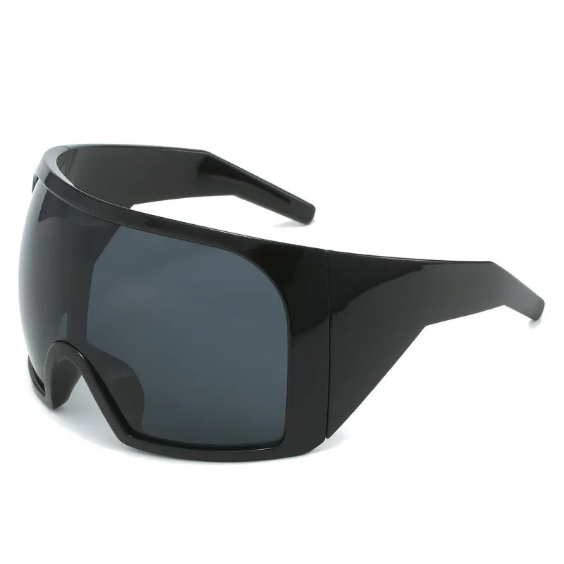 Shield Wrap Sunglasses – Futuristic UV400 Shades