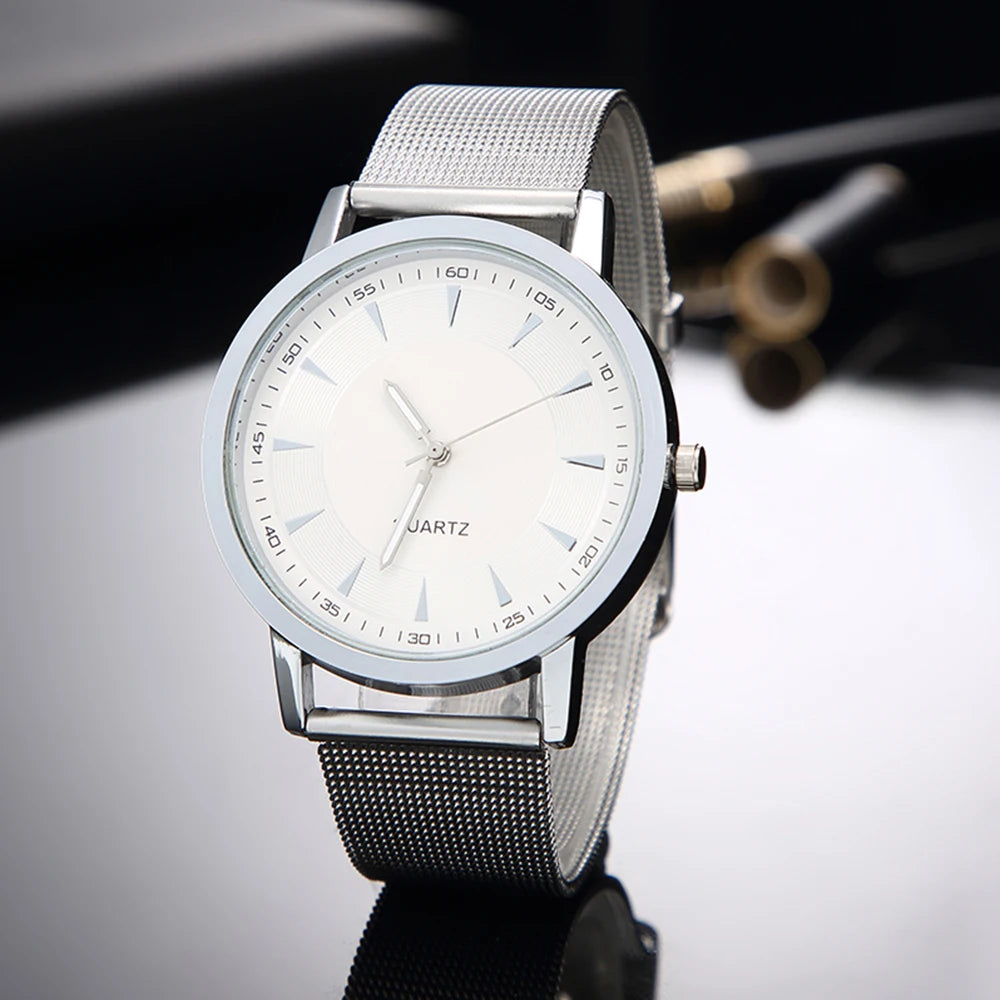 Silver Minimalist Women's Watch
