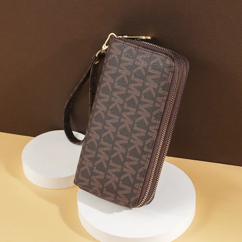 Long Wallet with Double Zipper