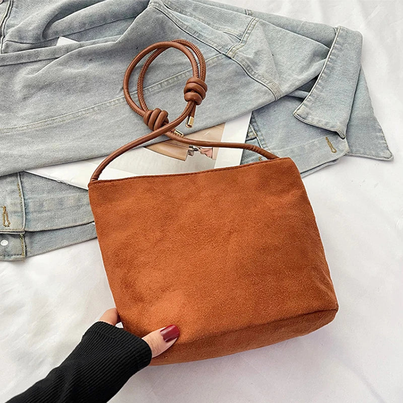 Retro Bucket Shoulder Bag