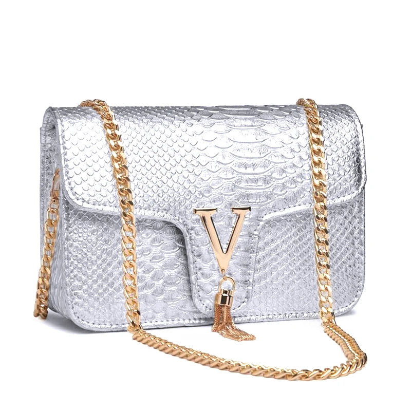 Luxury V Chain Shoulder Bag