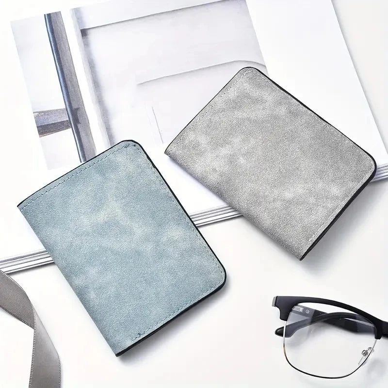 Men's Slim Leather Wallet & ID Holder