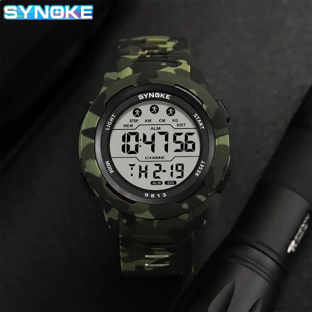Retro LED Digital Sports Watch