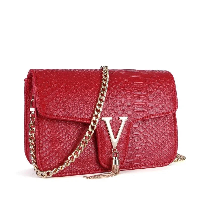 Luxury V Chain Shoulder Bag
