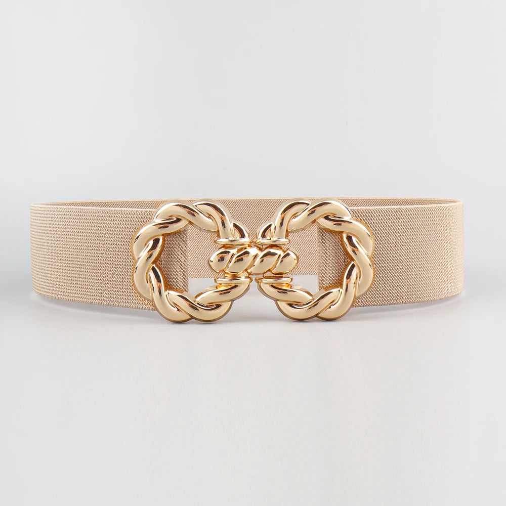 Luxury Corset Waist Belt — Metal Buckle
