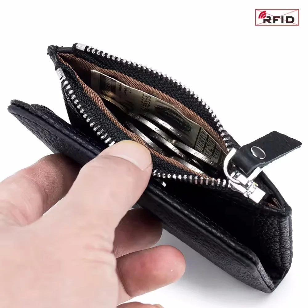 Women's RFID Leather Slim Wallet