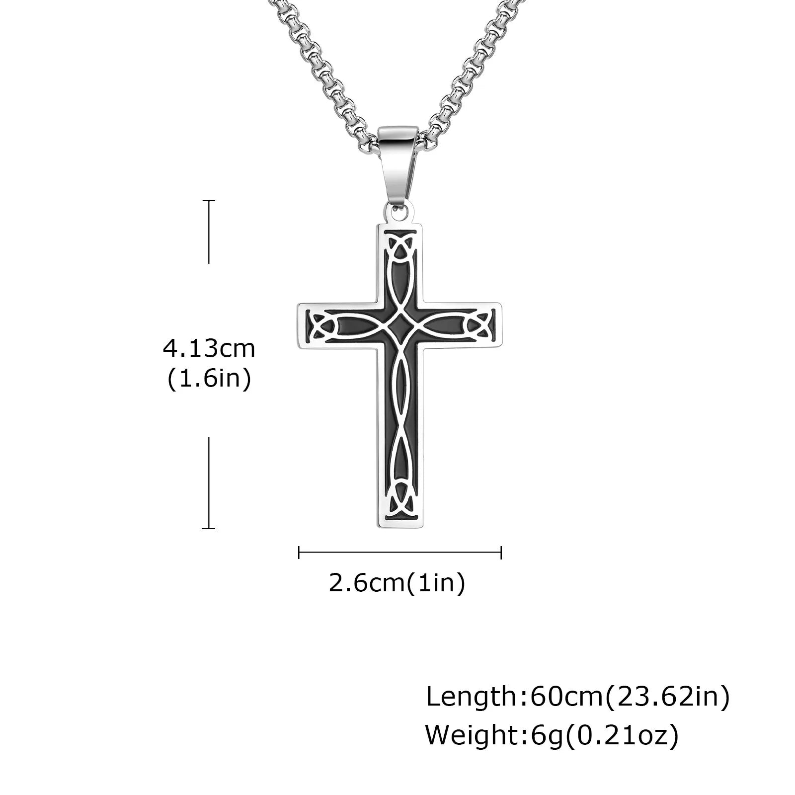 Minimalist Stainless Steel Cross Necklace