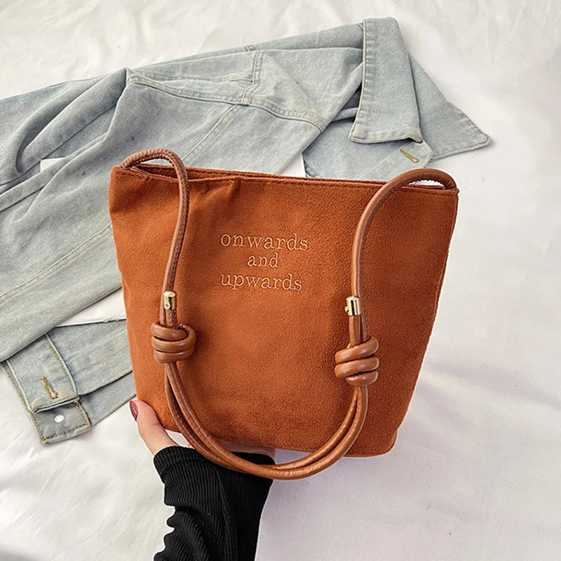 Retro Bucket Shoulder Bag