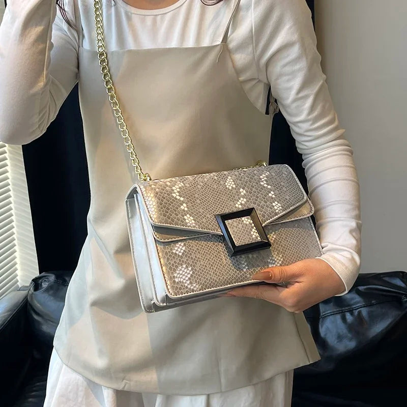 Luxury Plaid Crossbody Bag