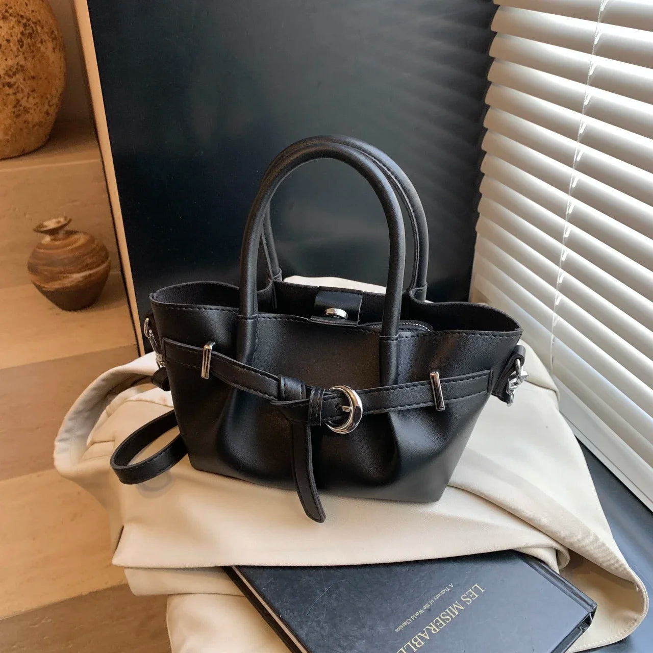 Designer Leather Shoulder Bag