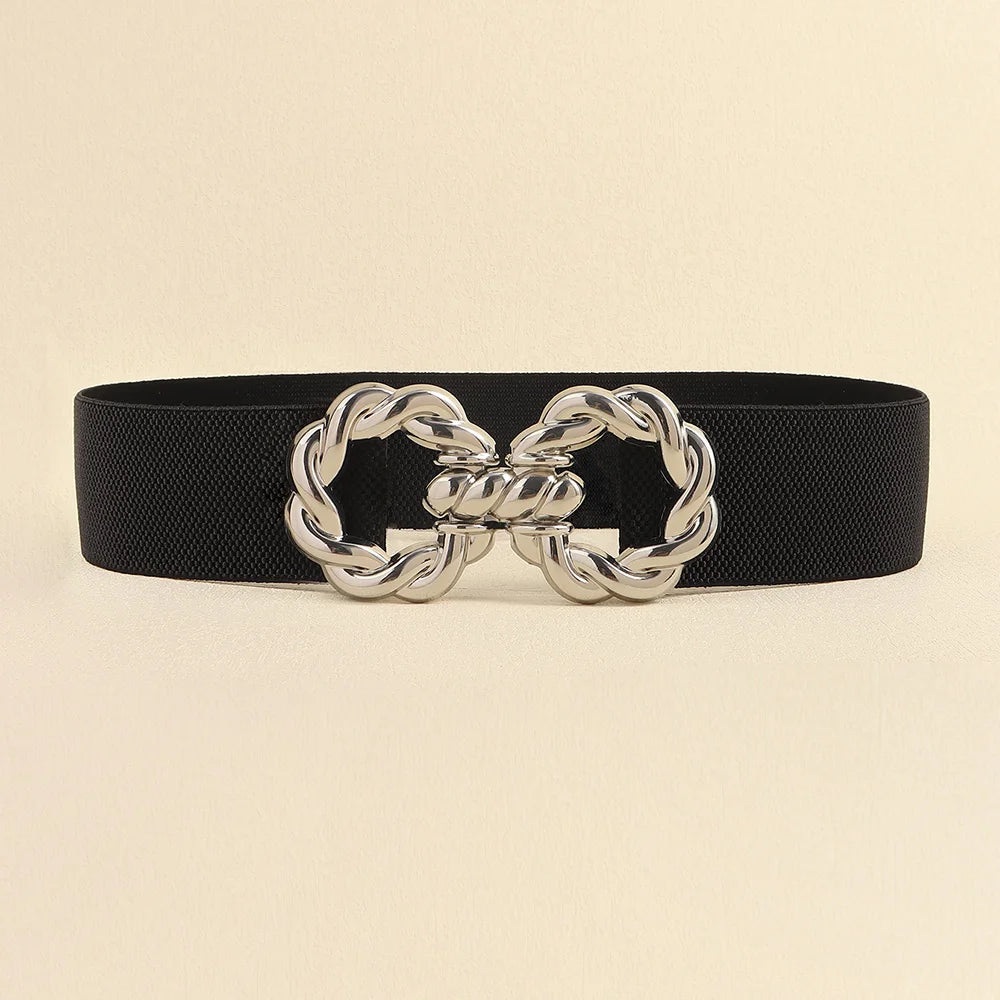 Luxury Corset Waist Belt — Metal Buckle