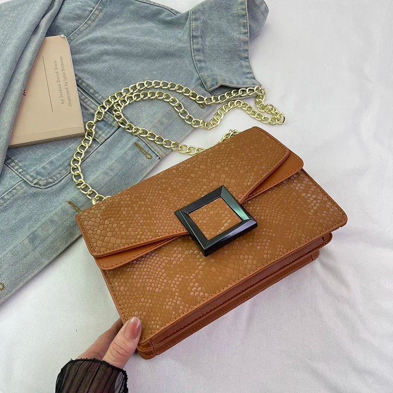 Luxury Plaid Crossbody Bag