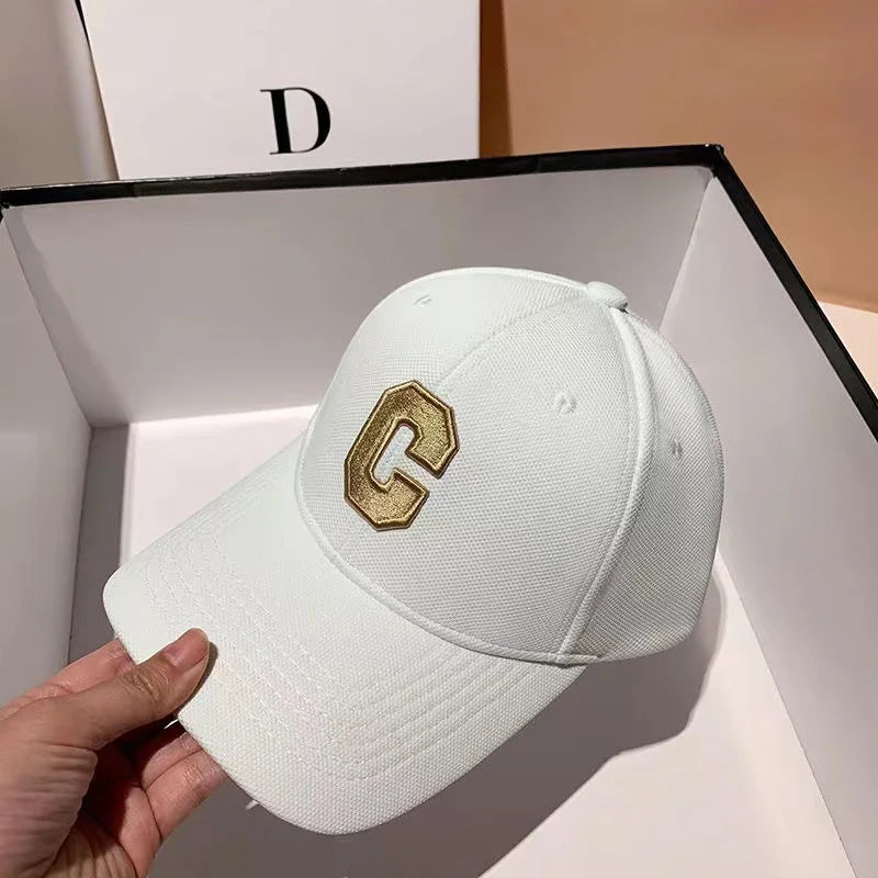 C Letter Embroidered Baseball Cap