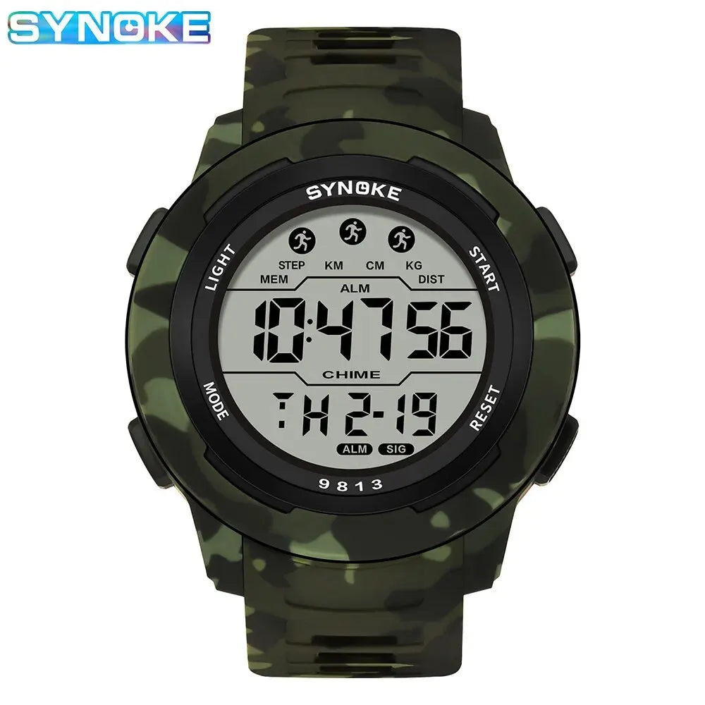 Retro LED Digital Sports Watch