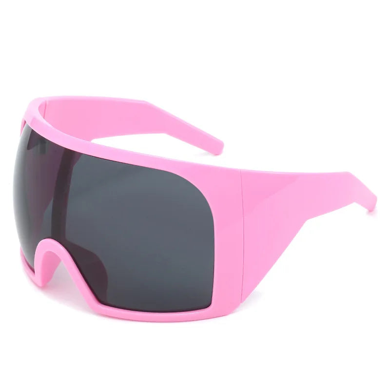 Shield Wrap Sunglasses – Futuristic UV400 Shades