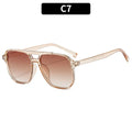 Vintage Square Polygon Sunglasses