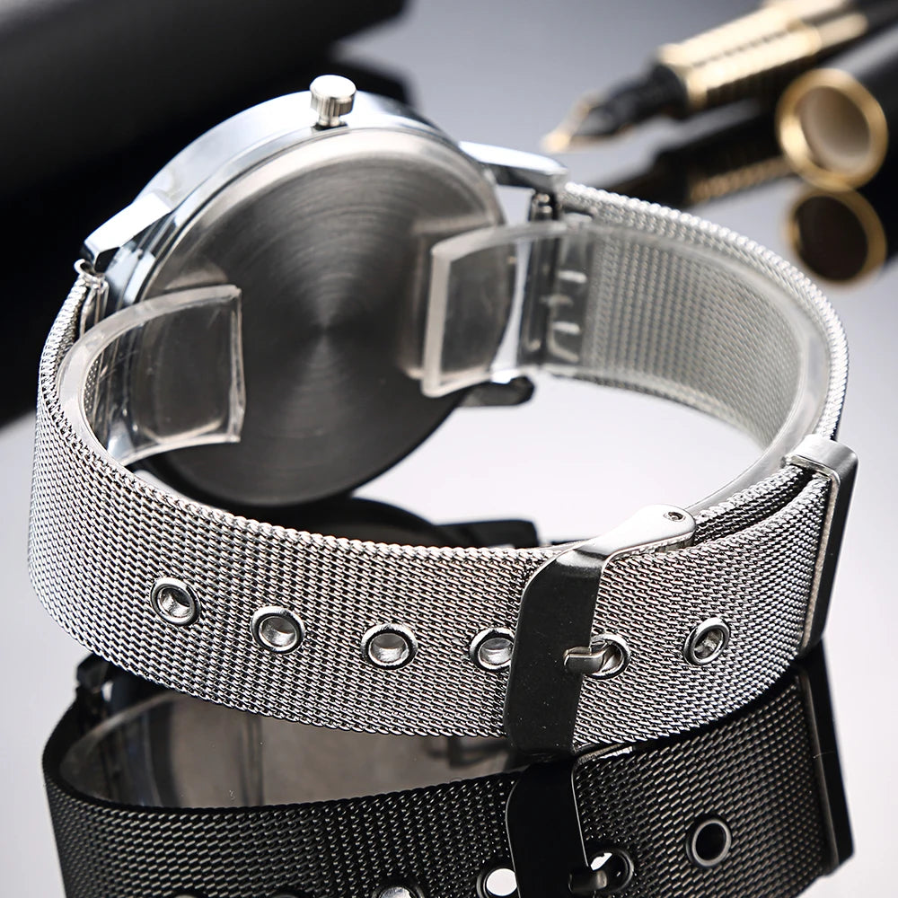 Silver Minimalist Women's Watch