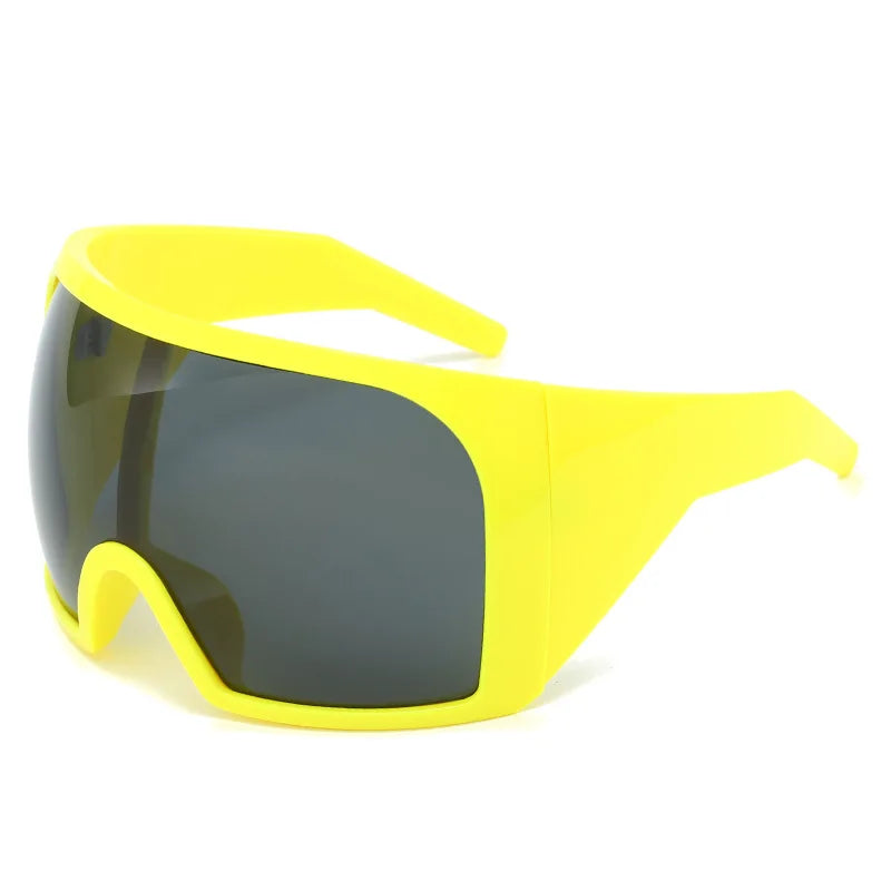 Shield Wrap Sunglasses – Futuristic UV400 Shades