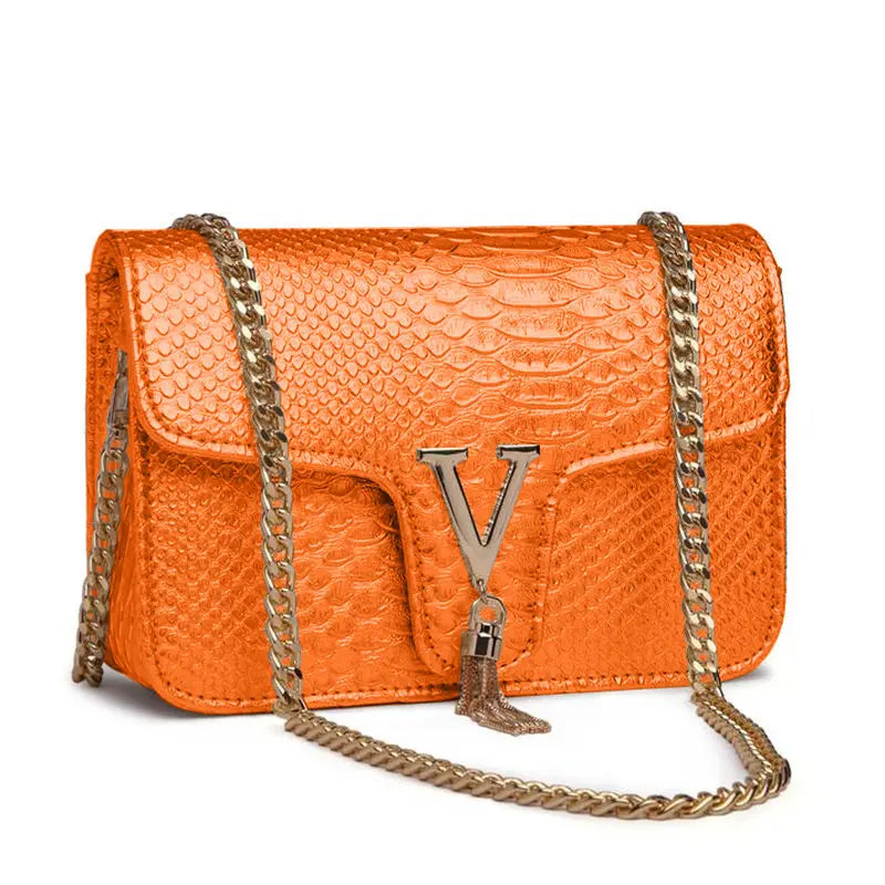 Luxury V Chain Shoulder Bag